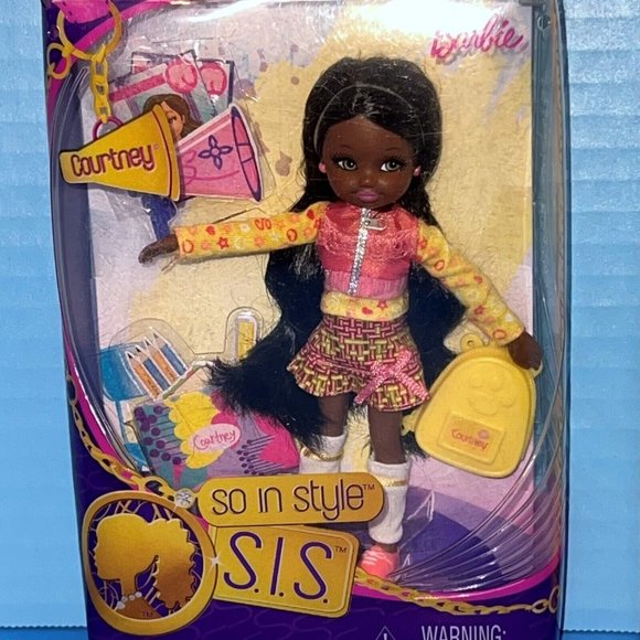 Barbie So In Style AA Black Kelly Chelsea Courtney Doll S.I.S. New In Box P8826 - Picture 1 of 12